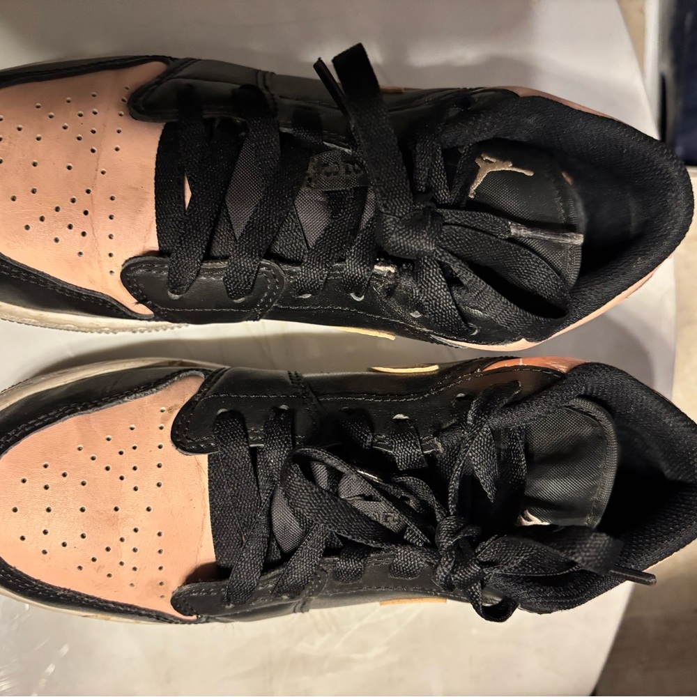 Black and Pink Sneakers